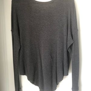 FREE PEOPLE WAFFLE SHIRT